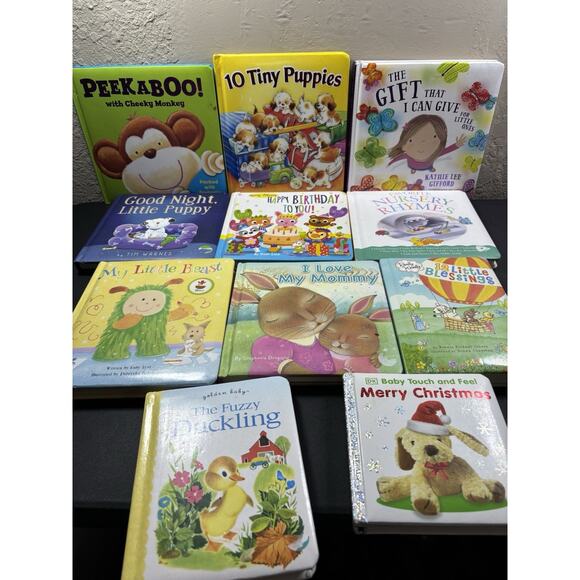 11 Assorted Board Books Soft Covers Includes All Pictured - Picture 1 of 11